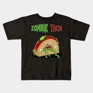 Zombie taco Kids T-Shirt